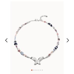 Unode50 Silver Butterfly Necklace New